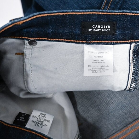 Veronica Beard Jean Size 28 Carolyn 10" Baby Boot - Picture 8 of 9